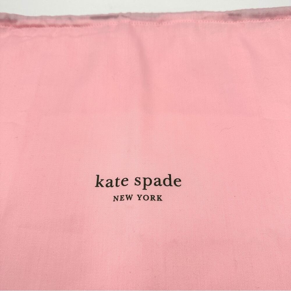 KATE SPADE handbag pink duster bag Size large Drawstring - Picture 7 of 7